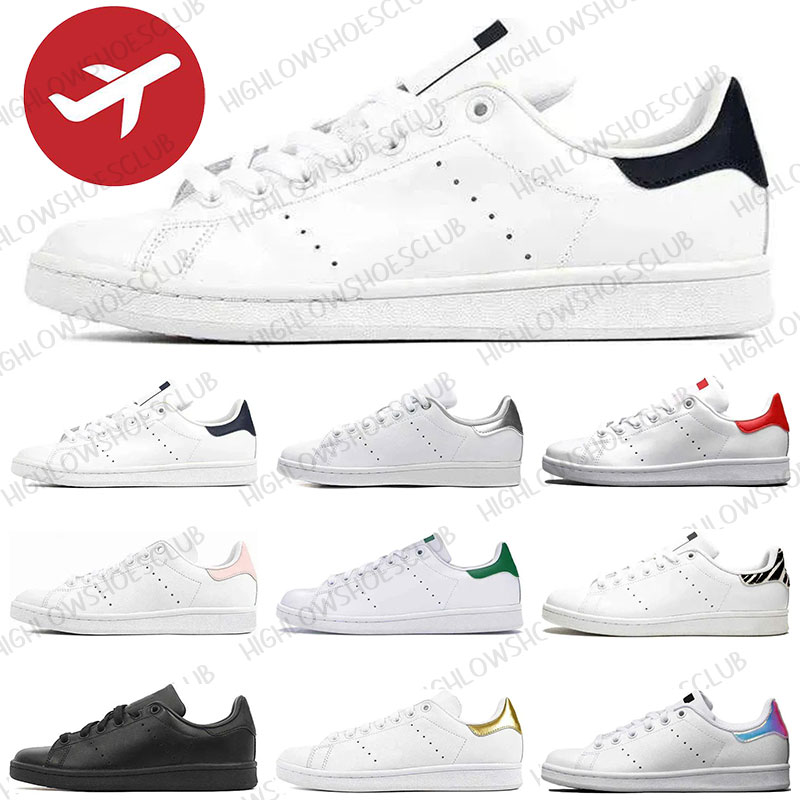 Free Shipping stan smith with box designer casual shoes for men women Nave Blue Green Gold mens sneakers trainers sports