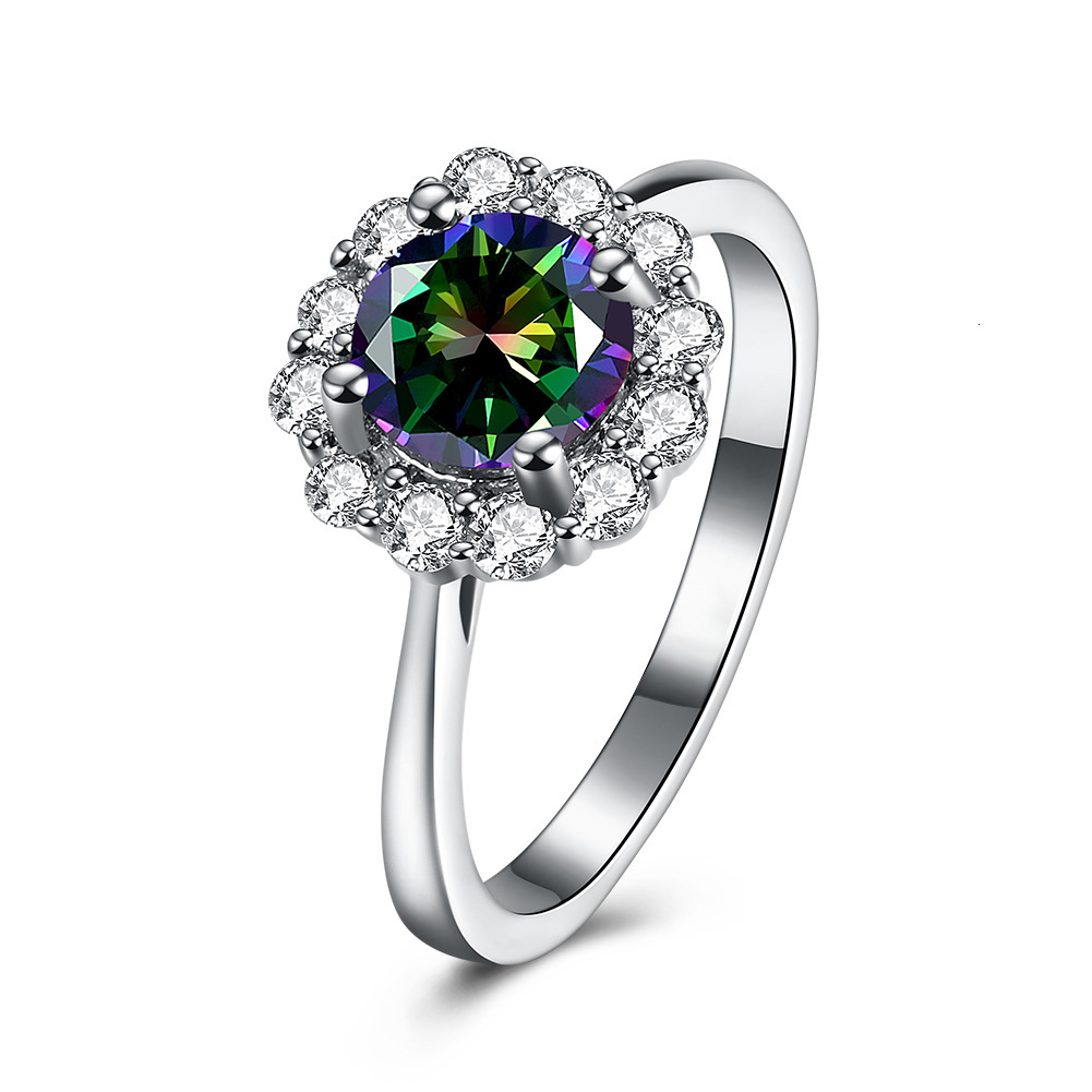 2025 New Style Jewelry In Various Colors Fashionable Geometric Color Zircon Designer Jewelry Wedding Rings Simple And Individual Diamond Rings For Wom