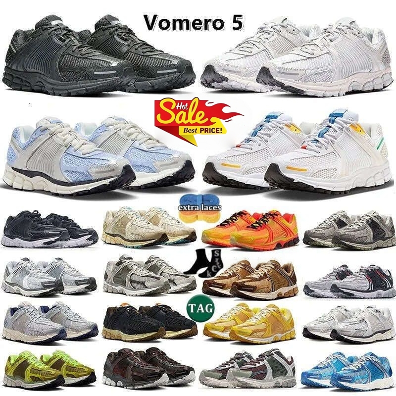 2026 New Designer Shoes vomero 5 18 metallic gold Running mens shoes womens photon dust pink veet brown yellow ochre anthracite black sesame sneakers trainers