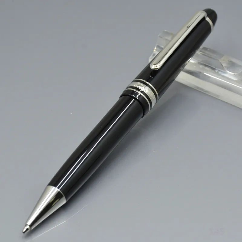Best wholesale wholesale high quality Black resin Roller ball pen / Ballpoint pen / Fountain pen school office stationery business Write ball pens Optional pen bag