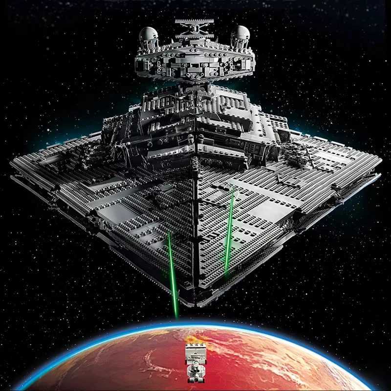 2025 New Empire Star Destroyer Building Blocks UCS Brick Toy Super Great Ultimate Weapon Spaceship Christmas Day Gift XJ250802