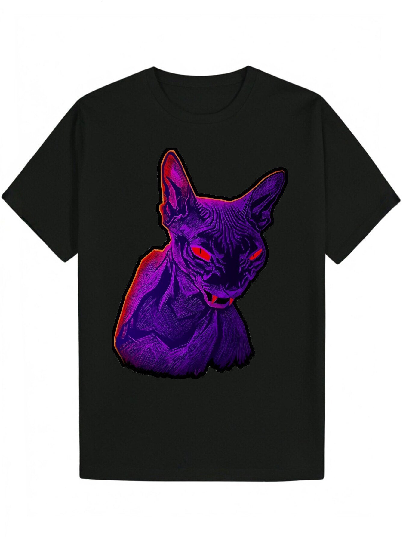 Funny Short Sleeve Graphic Fashion Print Summer Black T Shirt Series Essential Y K Anime Inappropriate Horror Dark Humor Band Theme Men s Gift d adc f