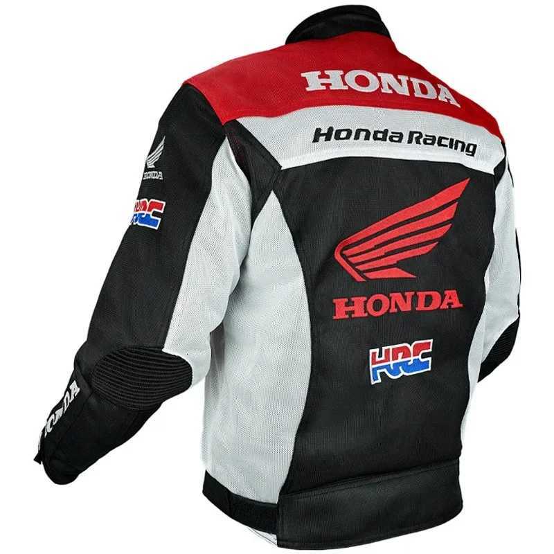 54410 2New Summer Honda Jacket Mens and Womens Breathable Mesh Motorcycle Jacket Anti-Fall and Wear-Resistant HRC Riding Suit Z250802