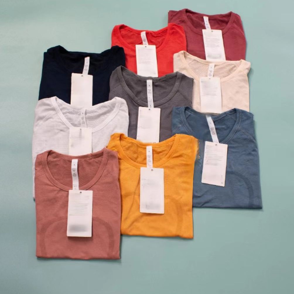 2.0 Swiftly Tech Women's Short Sleeved Seamless Yoga Top T-shirt Slim Fit Light Fast Dry Sports Shirt Wicking Knit Fiess Breathable