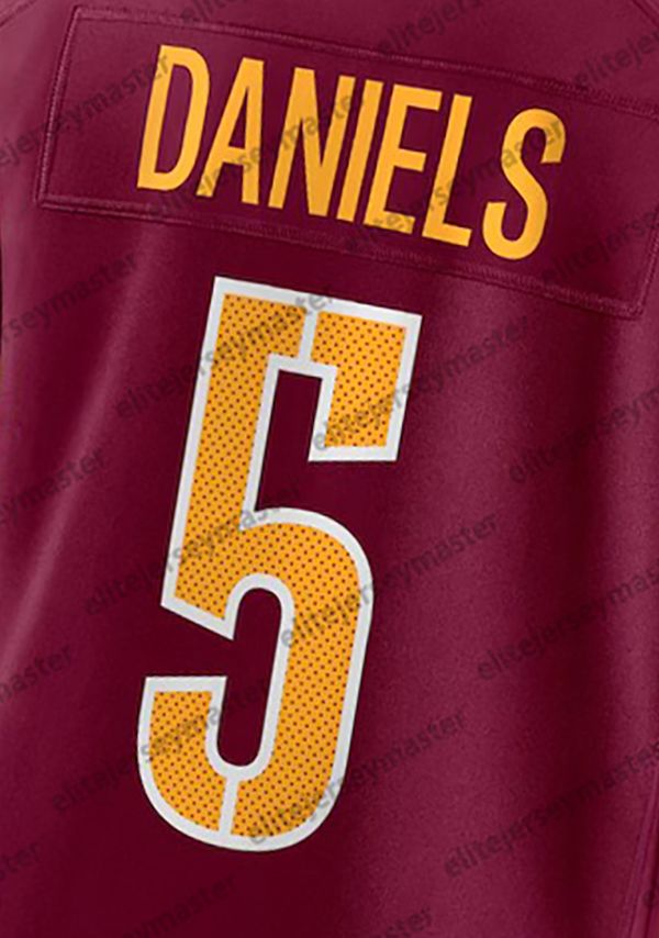 Jayden Daniels 5 Frankie Luvu 4 Mike Sainristil 0 Deebo Samuel Sr 1 Bobby Wagner 54 Terry McLaurin 17 Personalized Customized Football Jerseys Custom Any Number Name3