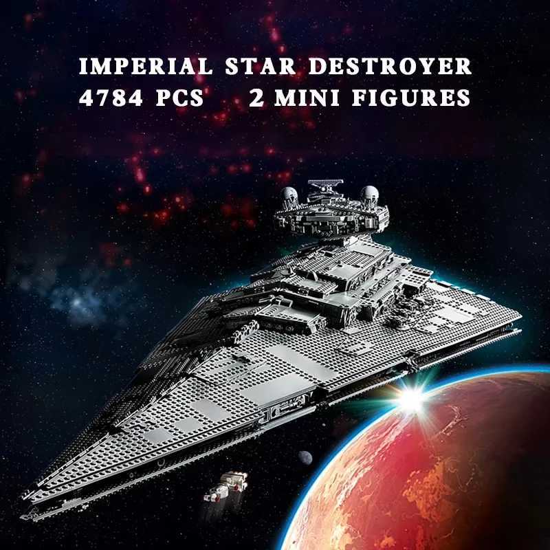 2025 New Empire Star Destroyer Building Blocks UCS Brick Toy Super Great Ultimate Weapon Spaceship Christmas Day Gift XJ250802