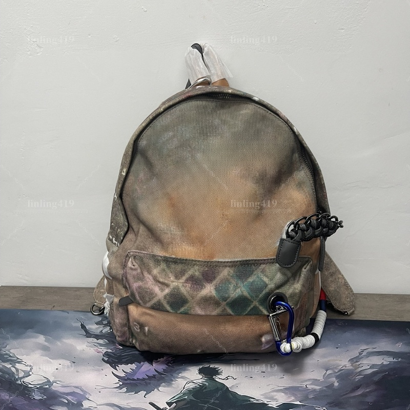 High Quality Fashion Designer Backpack Women's Fashion Designer Men's Backpack Travel Classic print coated canvas parquet leather Backpack Hiking