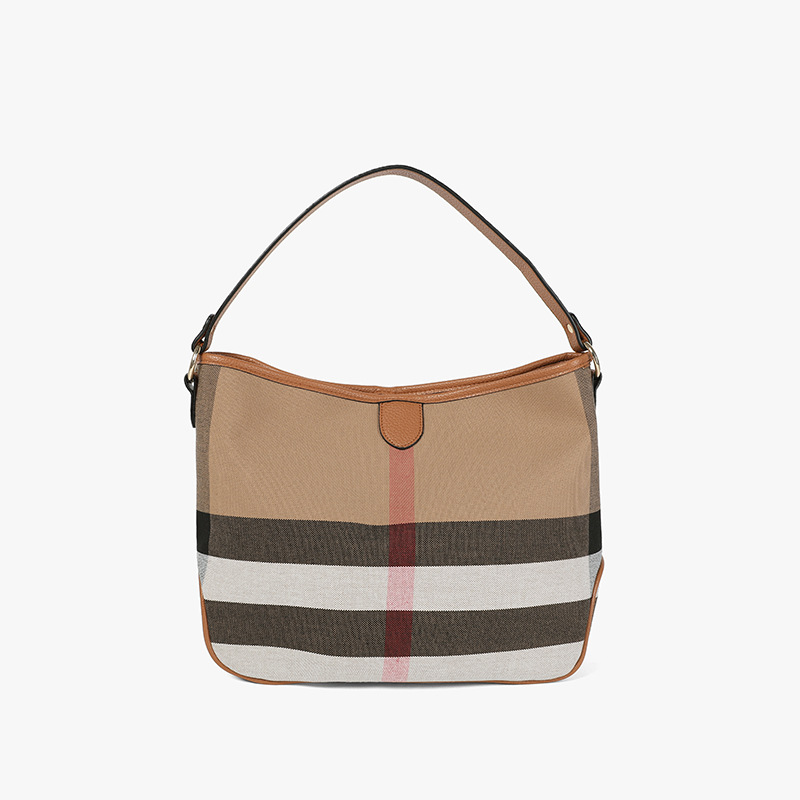 2025 Checked bags underarm bags large-capacity shopping bags handbags shoulder bags crossbody bags lightweight litchi-patterned women's bags with