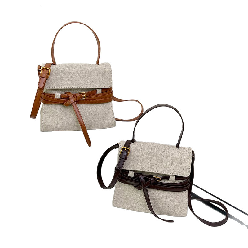 Summer New Women s Handbag New Light Luxury Niche Design Women s Crossbody Bag Fashionable Commuting Canvas Women s Shoulder Bag New Designer Bag