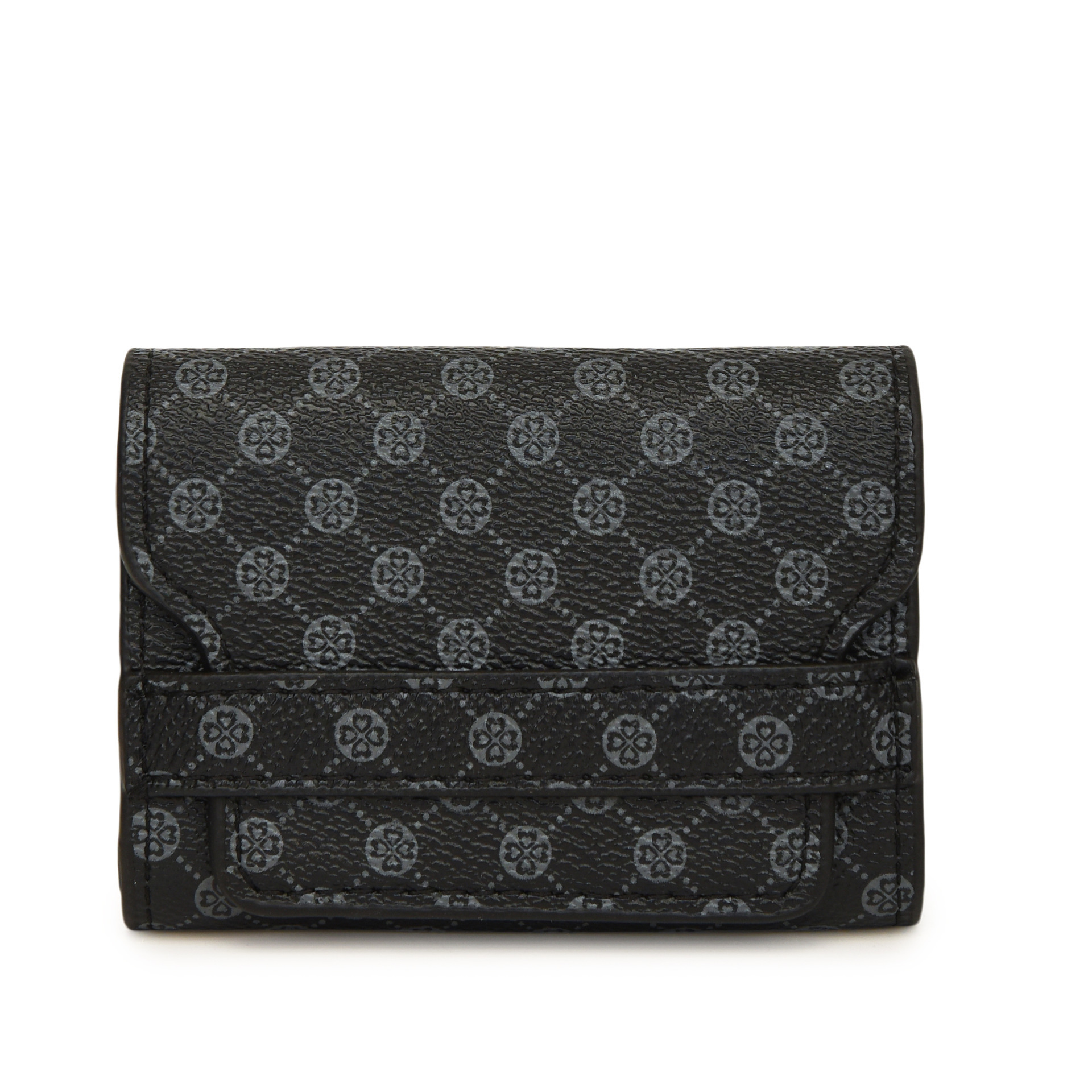 High End Exquisite Mini Compact Card Holder Free Shipping Designer Luxury Printed Buckle Coin Bag Fashionable Wallet Keychain