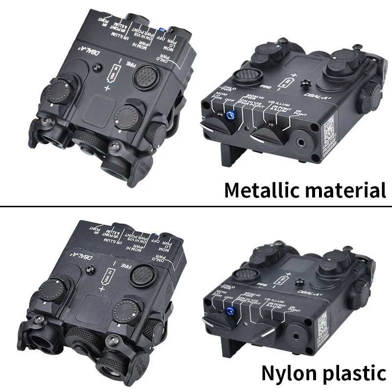 2020 DBAL-A2 Red Green Blue LED White Light Laser Point Indicator M300A M600C Flashlight With Dual Control Pressure Switch Z250802