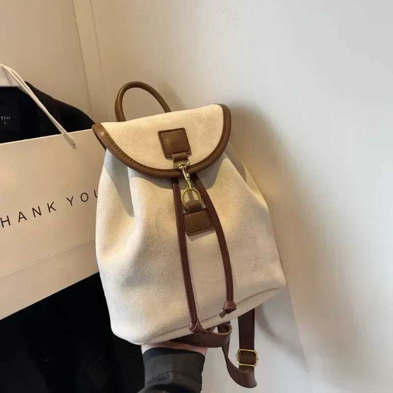 Fashion Womens Stylish Double Shoulder Backpack Large Capacity College Book Bag with Elegant Design Trendy Handbag for Students Z250802