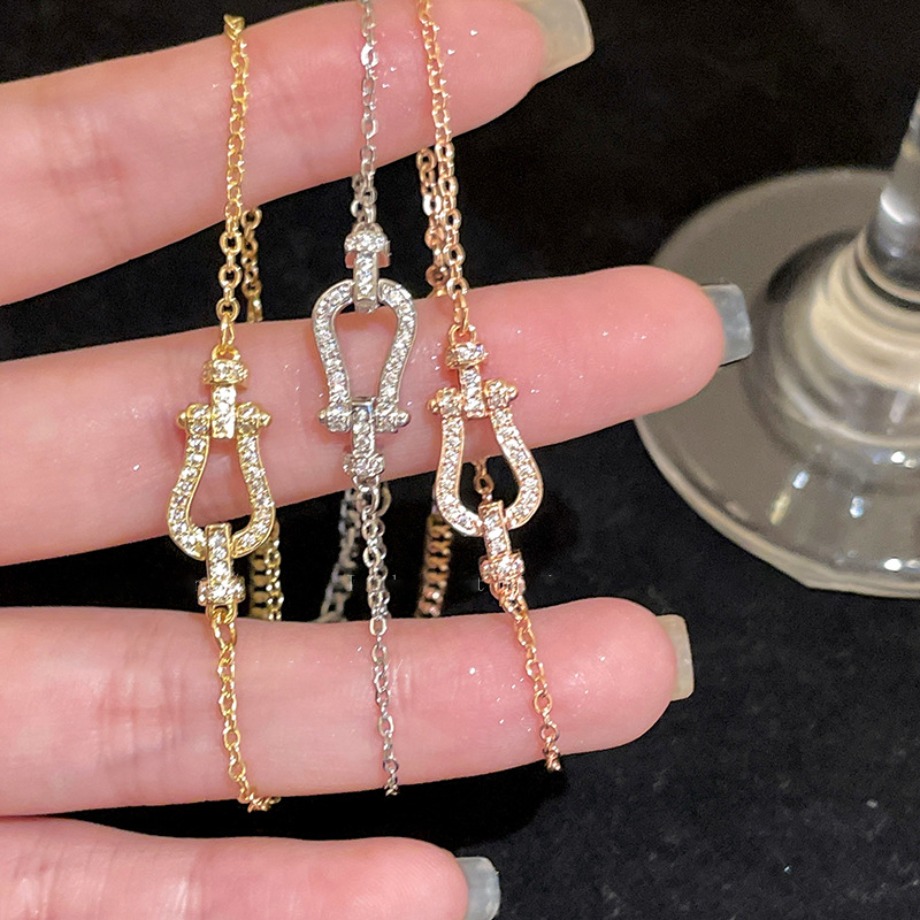 Gold Tone Textured Charm Bracelet With Chunky Chains Trendy Romantic Jewelry And Gift For Her High Quality And Bold Accessory