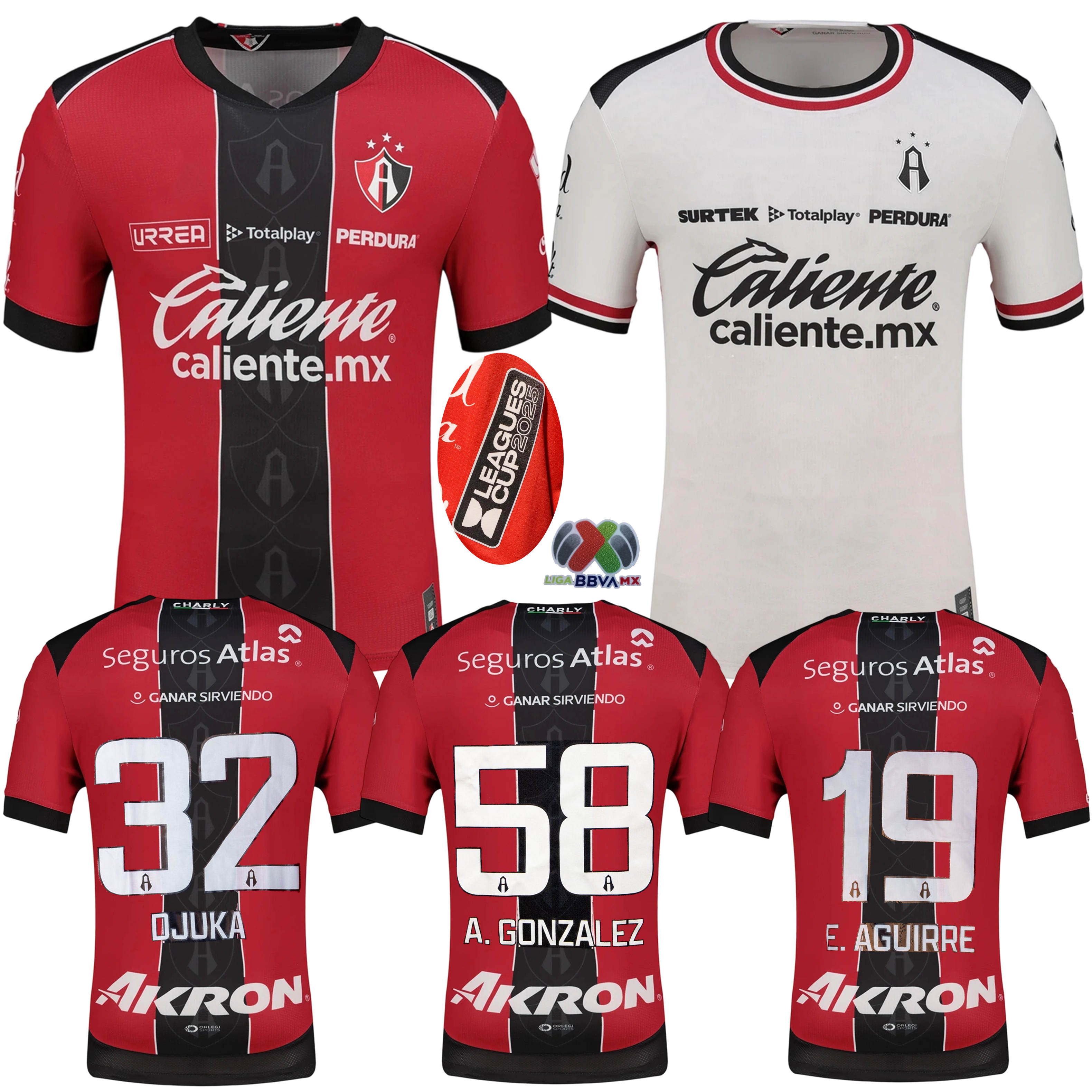2025 2026 Atlas fc soccer jerseys 25 26 Del Prete ALDO ROCHA Doria J.MARQUEZ home away 3rd special edition third football shirt size S-4XL