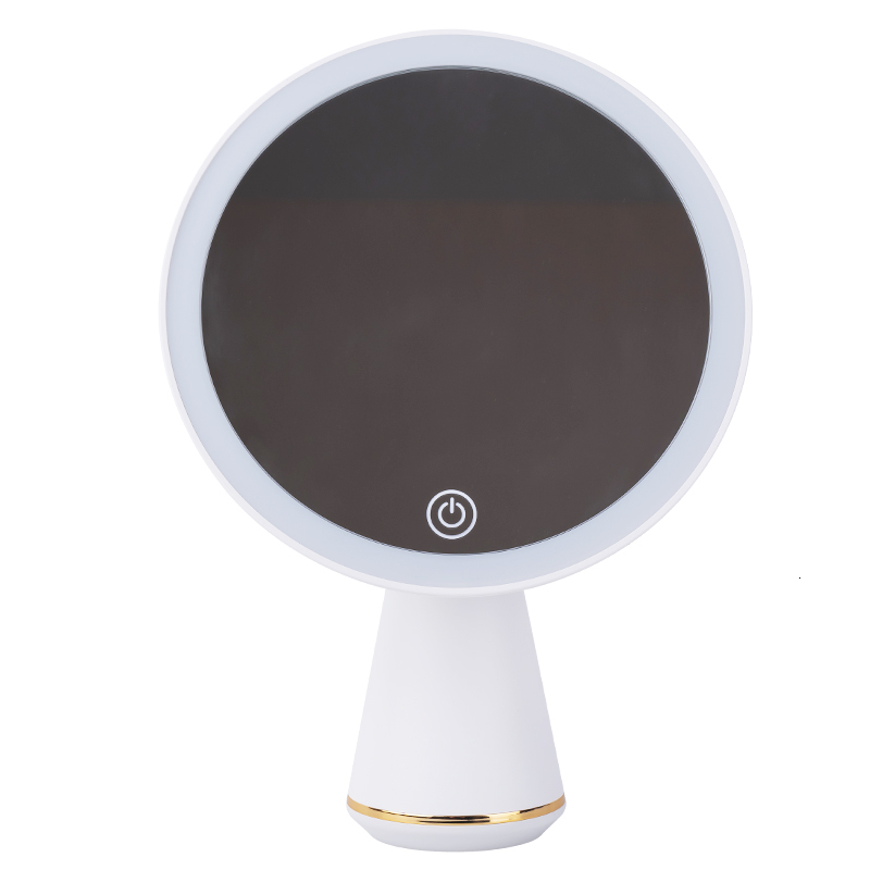 Dry Battery/USB Dual Purpose Double-Sided Mirror LED Makeup Mirror Portable Makeup Mirror Makeup Light With 10XMagnification