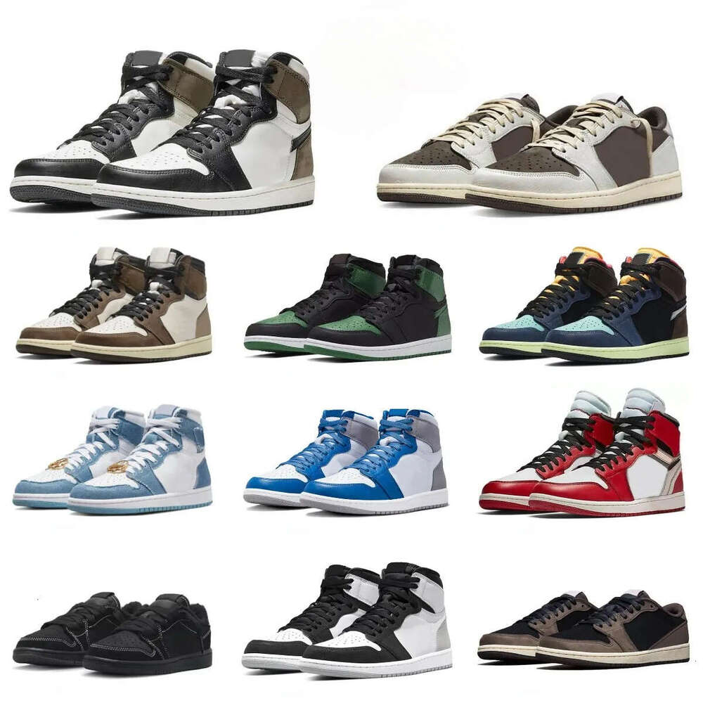 Trainers 1 Sports Basketball Shoes Men Women High Low Reverse True Turbo Blue Lucky Tennis DARK Mocha Chicago OG Bio Hack Denim Pine Green Outdoor Sneakers