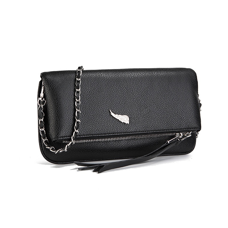 evening Black shoulder bag mens wallet tote handbag designer Women envelope bag Genuine Leather Luxury High quality clutch Flip Chain Cross body bags 26ss