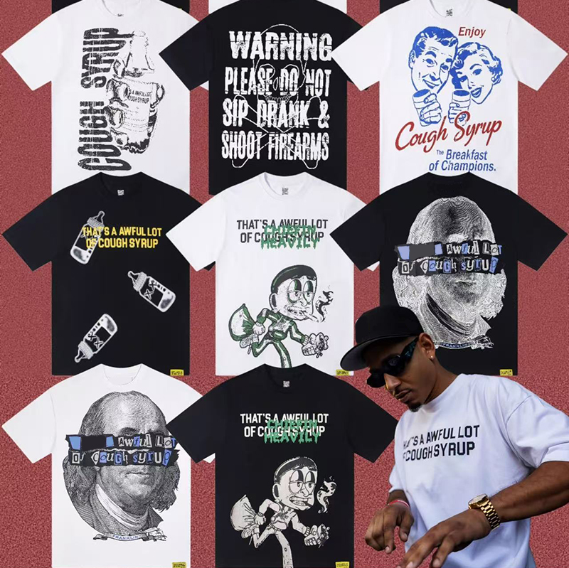 awful lot of caugh syrup shirt multi styles designer t shirt summer men shirts graphic tee y2k shirt fashion street shirt hip hop oversized shirts coughsyrup s--xl