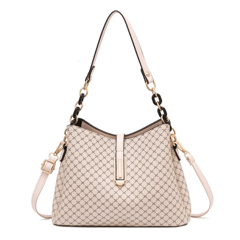 New Fashion Line Women's Bucket Bag Free Shipping Designer Old Flower Single Shoulder Crossbody Bag Business Simple Handbag Mom Bag Shopping Bag