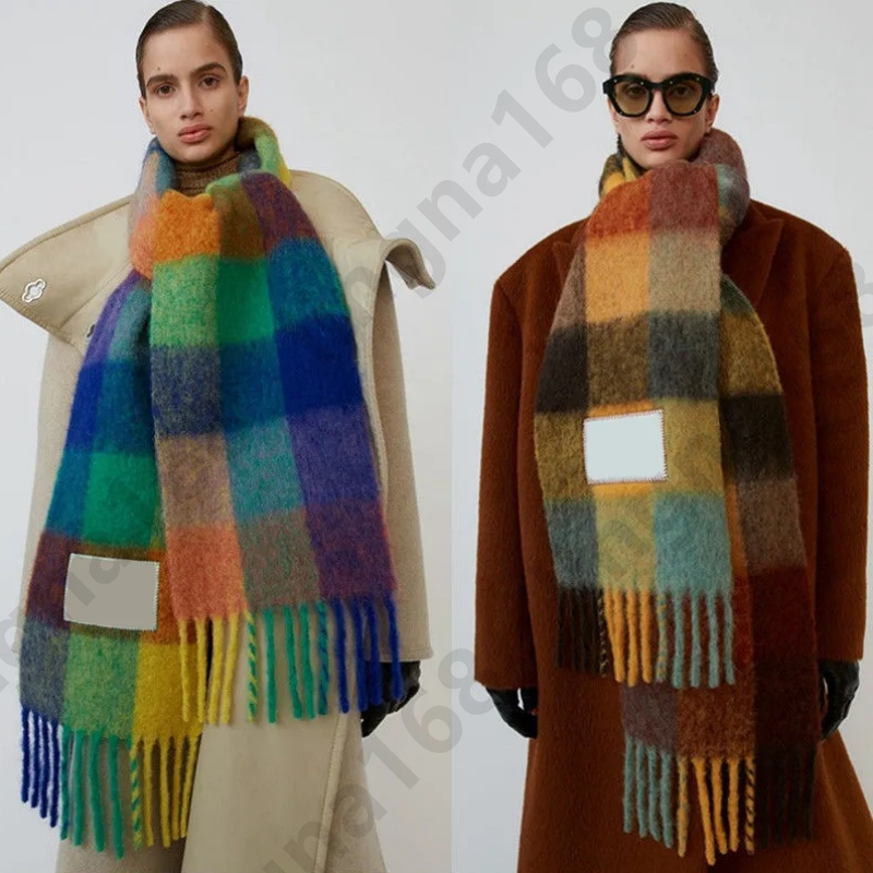 Designer Scarf For Women Designer Scarf Brand Cashmere Winter Scarf Scarves Blanket Women Type Colour Chequered Tassel Imitated Size 210*38cm 5A
