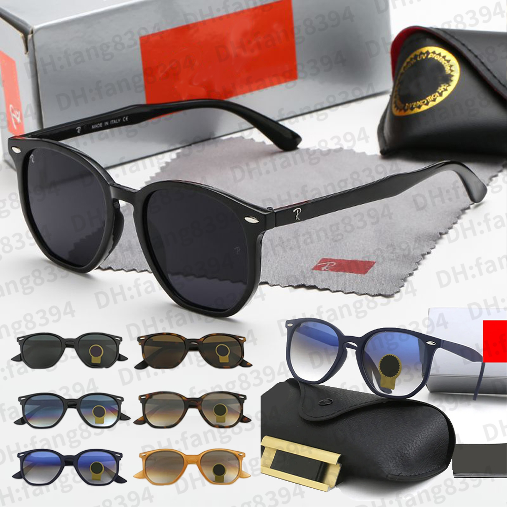 reyban RB4306F Low Bridge Sunglasses Hexagonal Metal Frame Polarized Lenses Unisex Designer Eyewear Men/Women Lightweight Flat Lens Free Shipping