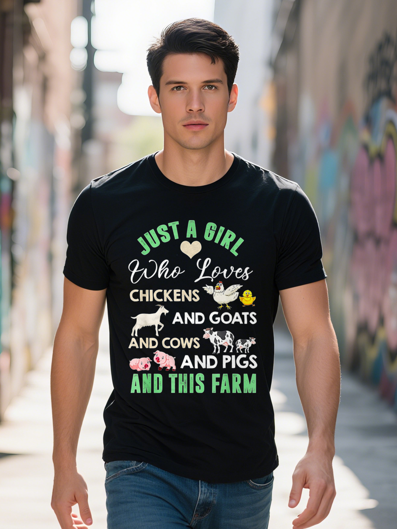 ute Graphic Tee For Men Women Cotton Breathable Fabric Short Sleeve Shirt Spring Summer Costume Just A Girl Who