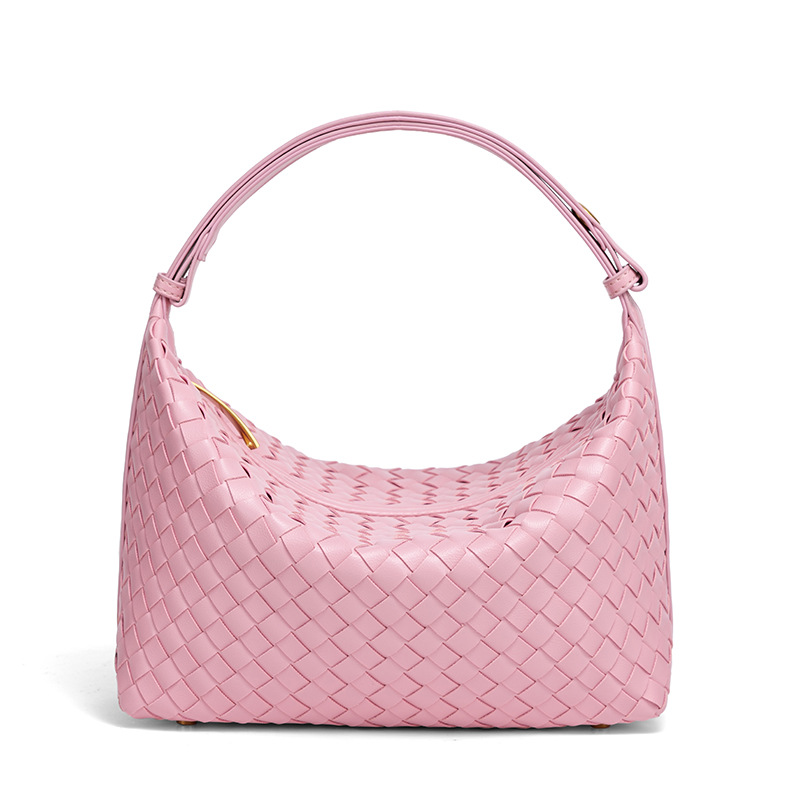 2025 new Hand - woven Women's Fashionable Shoulder and Cross - body Bags Casual and Simple Hand - held Lunch Box Bags