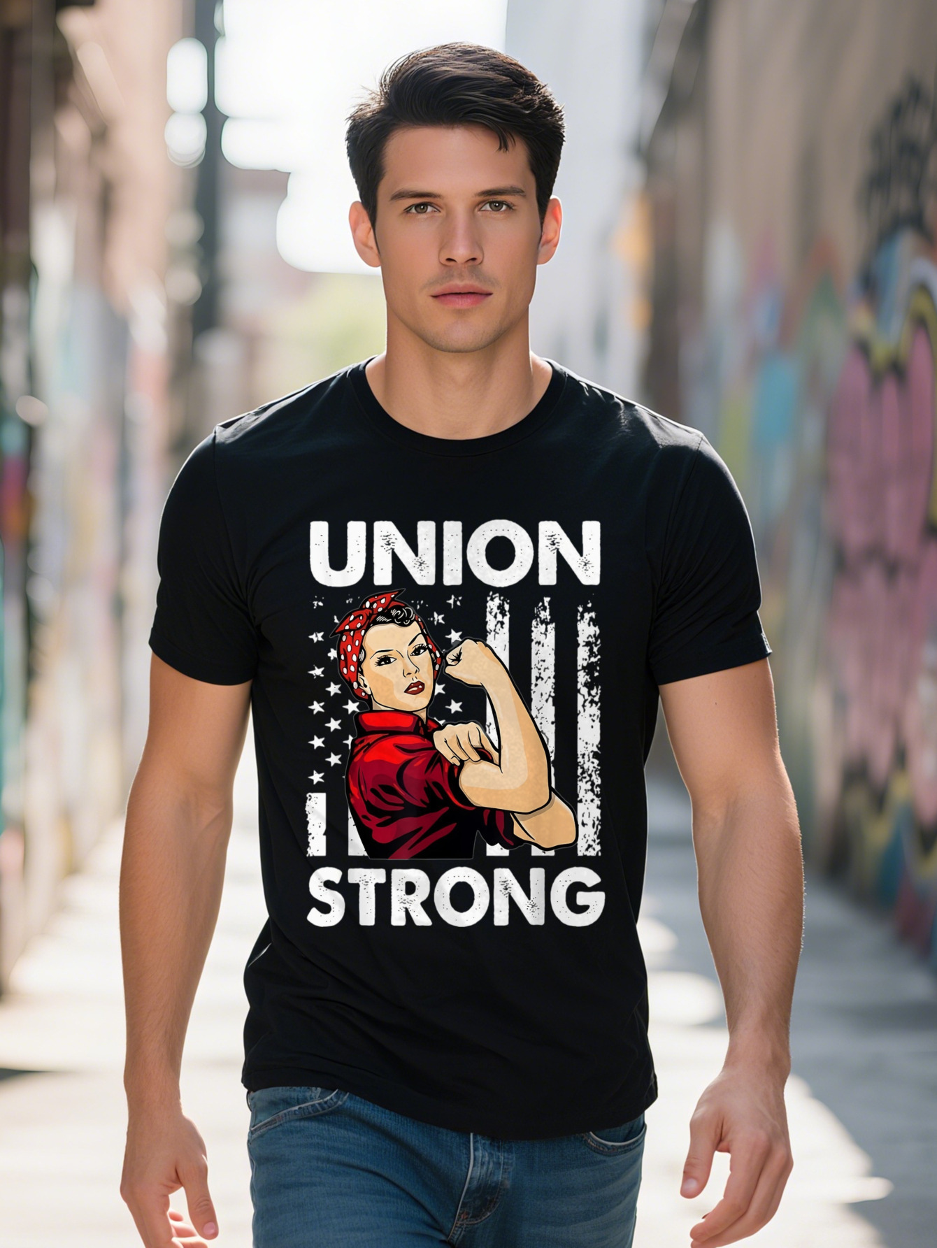 Women's Strong And Solidarity Union Proud Labor Day T-Shirt