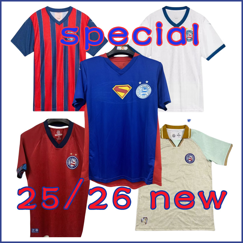 2025 2026 Bahia Soccer Superman Jerseys ADEMIR OSCAR CAULY ARIAS E.RIBEIRO JEAN LUCAS Home Away 3rd Goalkeeper 2025 2026 Special Edition Football Shirt