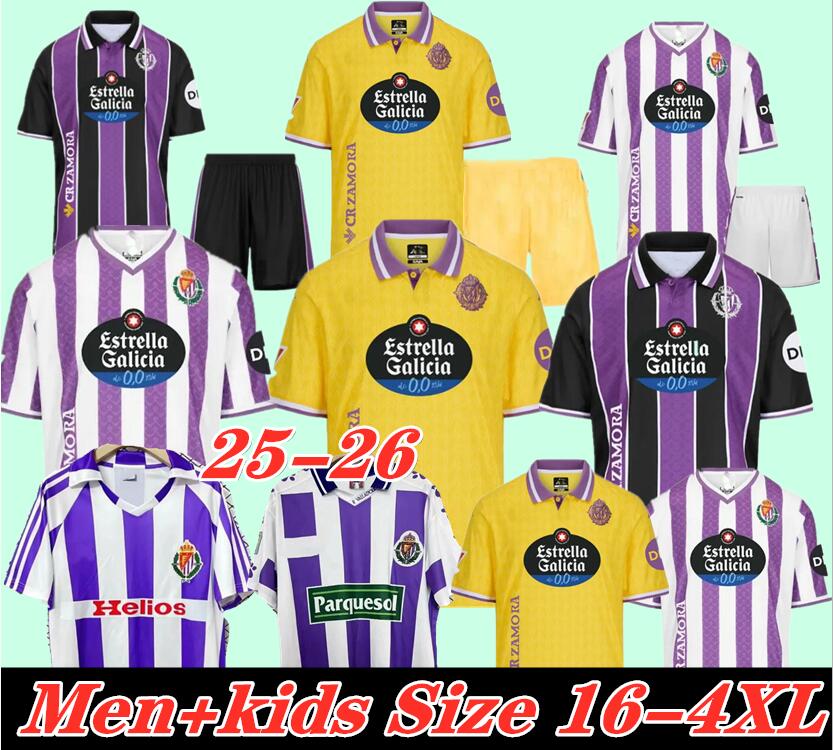 2526 Real Valladolid HOME soccer jersey AWAY 25 26CAMISETA AMALLAH MONCHU KOMBAT SERGIO LEON G.PLATA I.SANCHEZ MARCOS ANDRE football shirt Men Kids kit