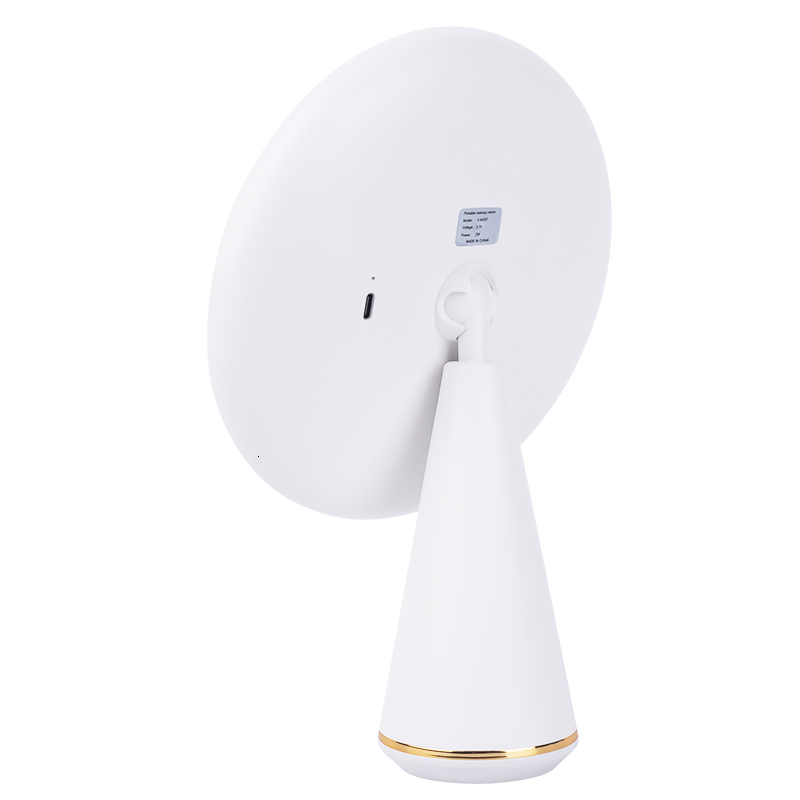 Dry Battery/USB Dual Purpose Double-Sided Mirror LED Makeup Mirror Portable Makeup Mirror Makeup Light With 10XMagnification