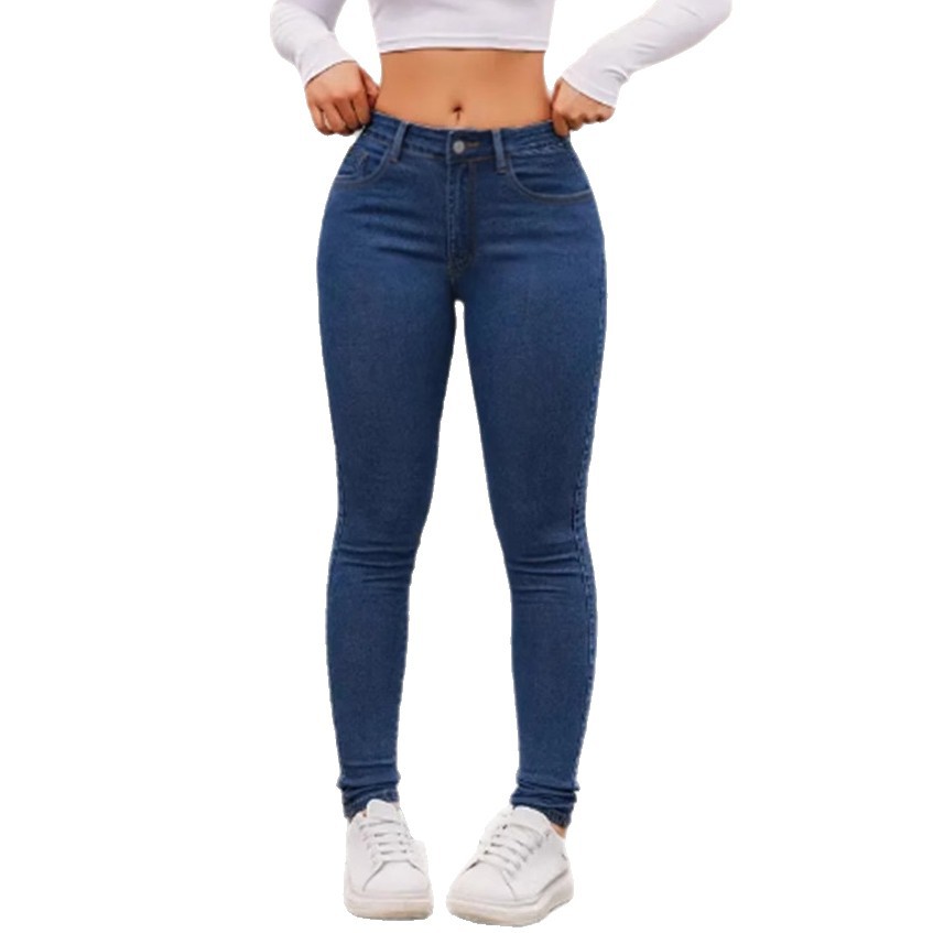 Modern Tight Elastic Jeans with Stylish Bootcut - Versatile Casual Wear