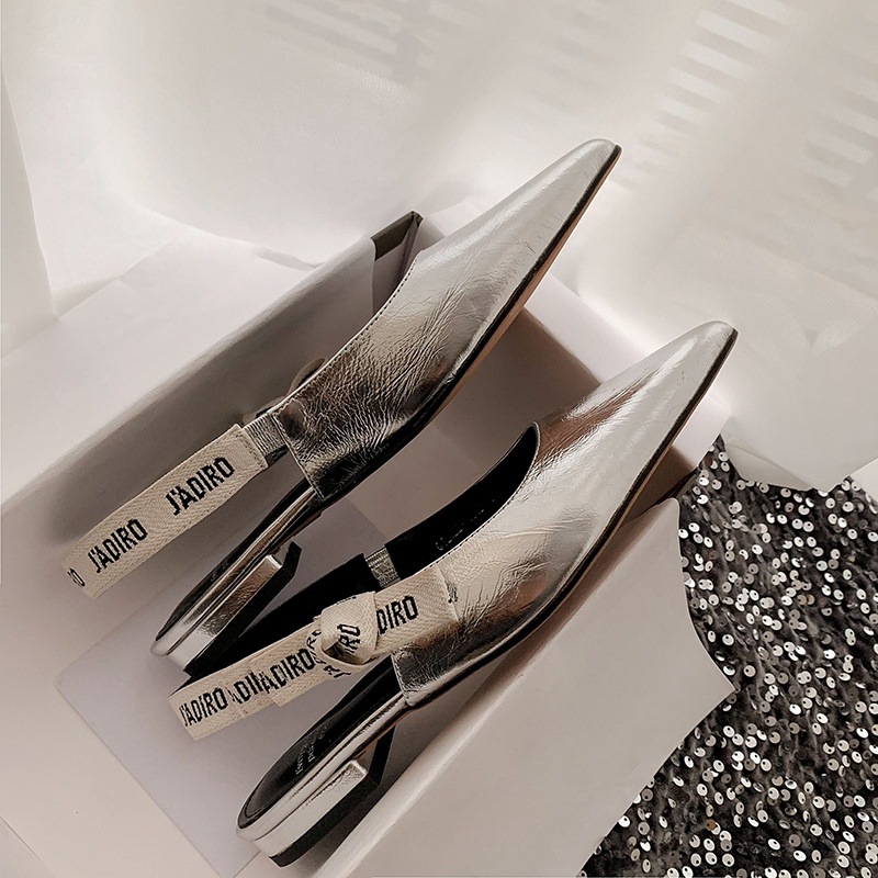 free shipping for new designer Dress Shoes New European and American retro pointed-toe shallow heel flat shoes