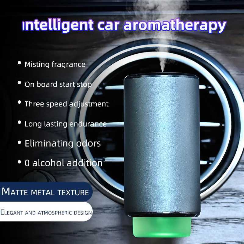 Smart Car Air Freshener Diffuser Three Adjustable Modes Intelligent Car Aroma Diffuser with 3pcs Essential OilXJ250801