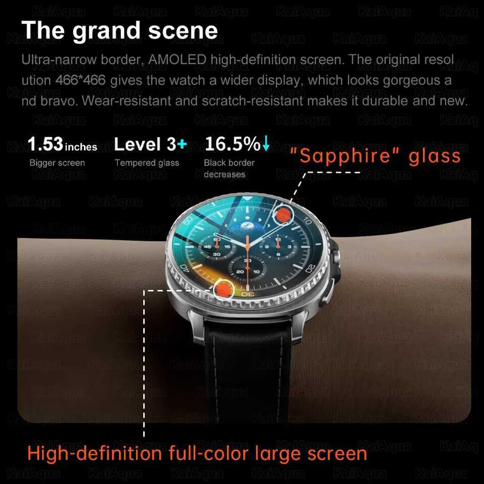 46mm Clone Version AMOLEL BT Call 3ATM Galaxy 7 Upgraded Smartwatch For Galaxy Watch 8 Classic GPS NFC SmartWatch Y250802