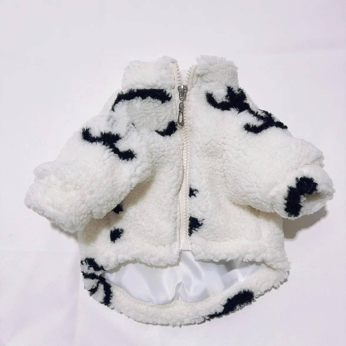 Designer Coats Sherpa Dog Clothes With Zipper Windproof Warm Puppy Outerwears Cold Weather Pets Jackets for Small Medium Dogs Black XS 1e3