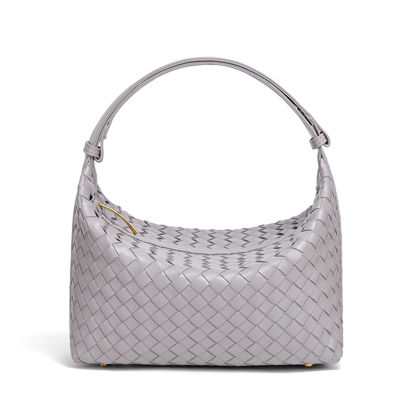 2025 new Hand - woven Women's Fashionable Shoulder and Cross - body Bags Casual and Simple Hand - held Lunch Box Bags