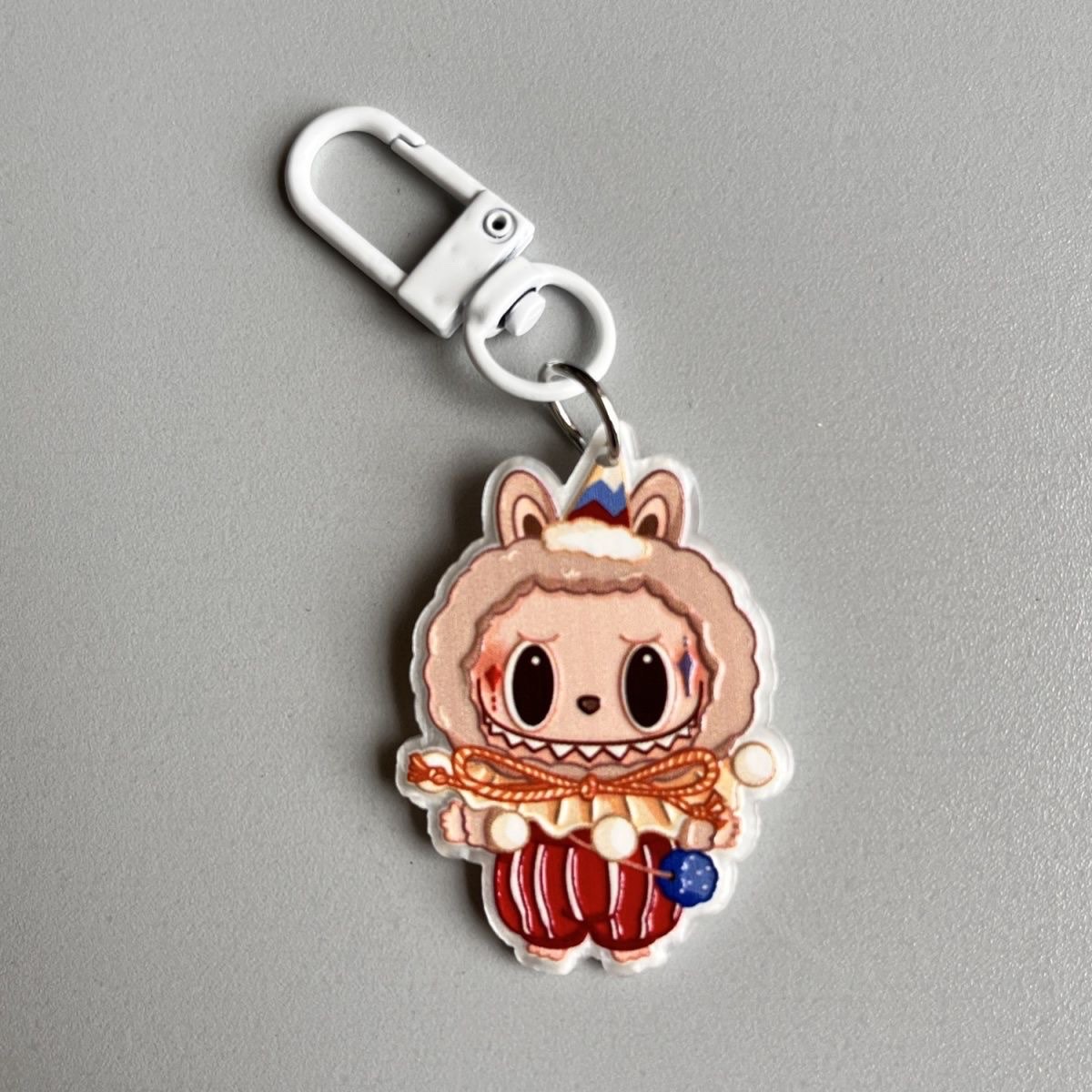Labubu series ins girlish heart high-end couple pendant versatile keychain
