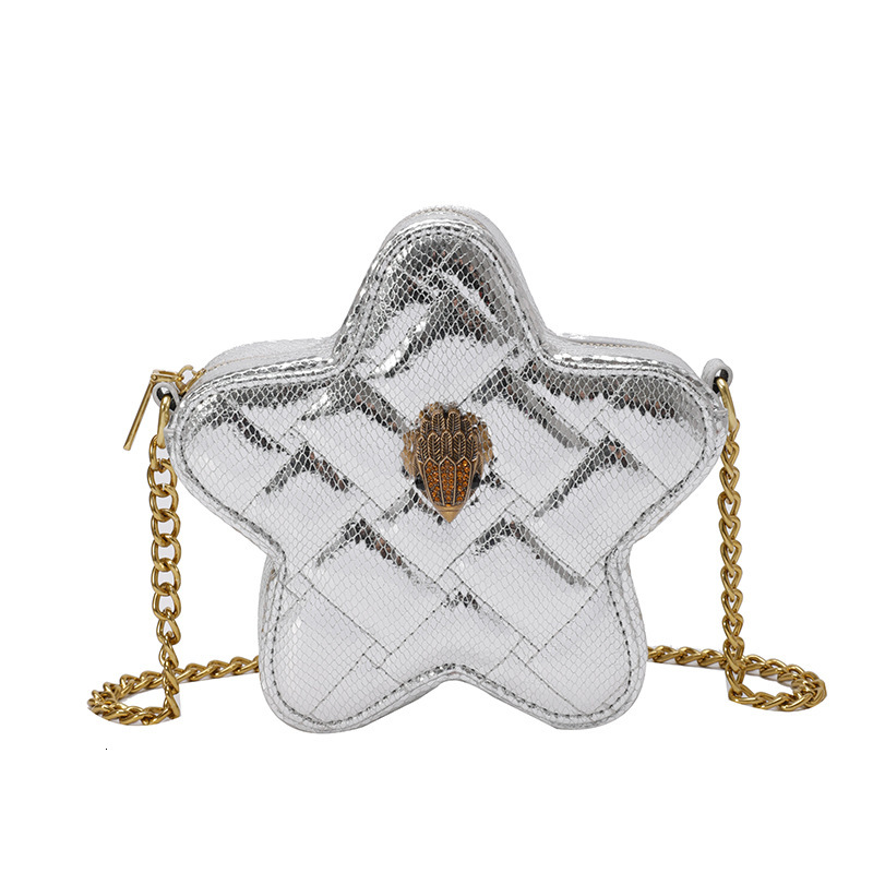 2025 New Diamond Chain for Women, Eagle Head Bag, Single Shoulder Crossbody Five-Pointed Star Bag ddmymoon