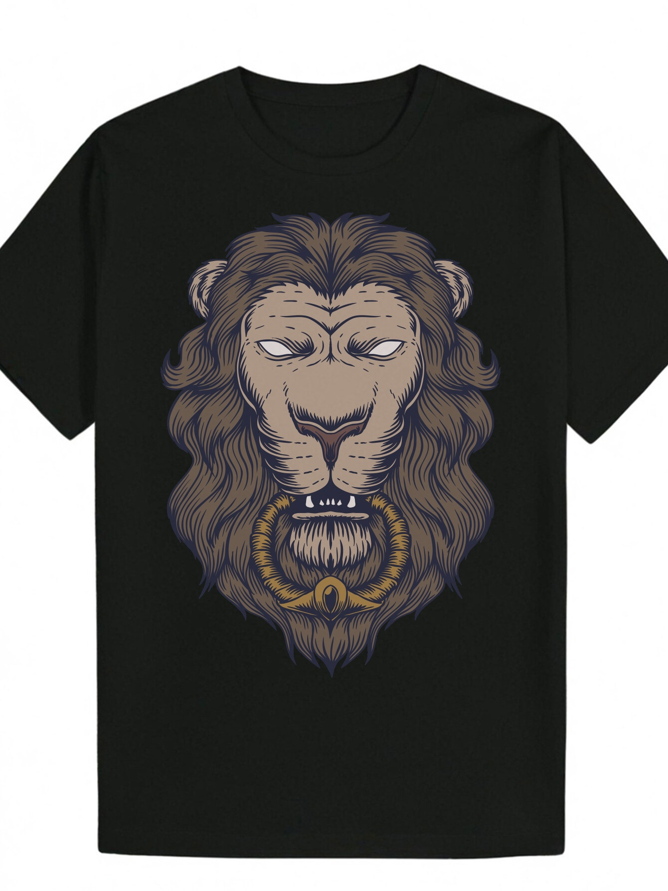 Summer Casual Round Neck Polyester (Polar Animal) Men's T-Shirt f93c5 5929e 0595f 407e4 b3642