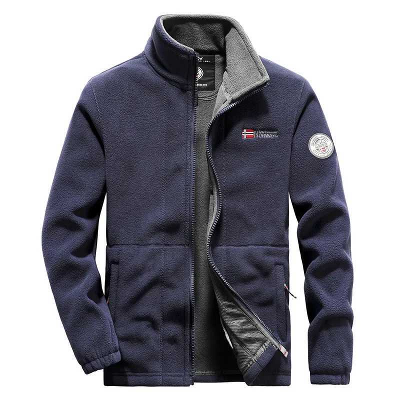 Outdoors Winter Polar Fleece Jacket Men Thermal Fleece Tactical Sports Coat Military Softshell Hiking Outdoor Army Jackets Z250802