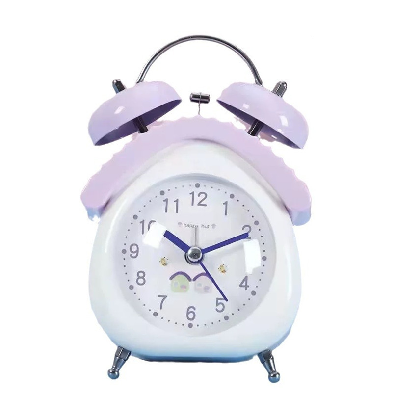 Cute House Shape Bell Student Children's Silent Creative Alarm Clock