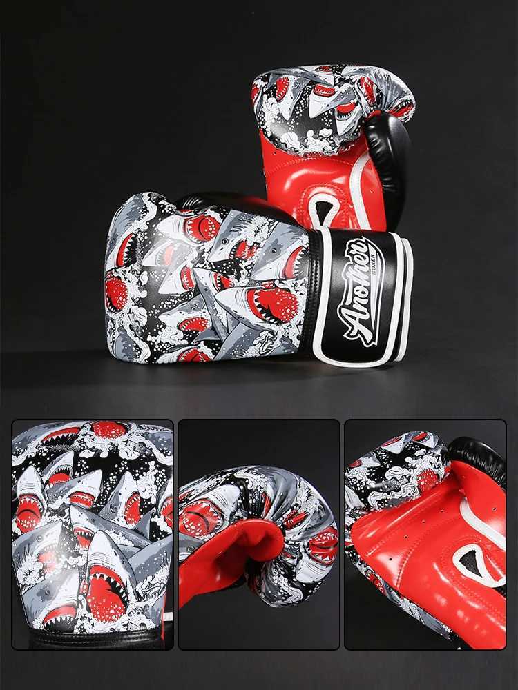 Boxing Gloves 16oz 14oz Pro Fight Training Sparring Gloves Fitness Muay Thai Kickboxing MMA Heavy Training Mitts for Men WomenXJ250802