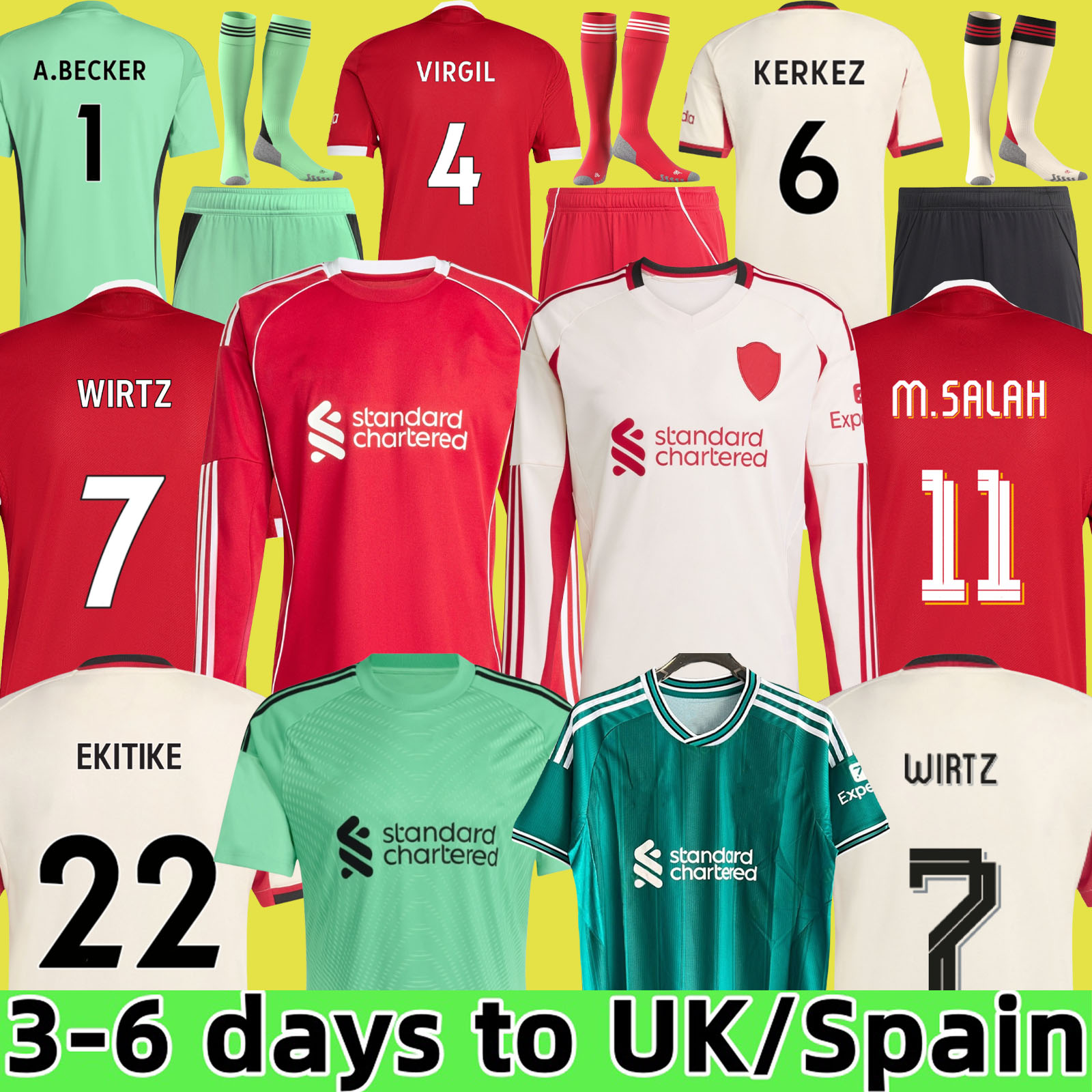 24 25 26 MAC ALLISTER soccer jersey DIOGO JOTA EkitikE 2025 2026 football shirt Luis DIaz SZOBOSZLAI A.BECKER FRIMPONG Wirtz Kerkez men kids kit uniforms SALAH