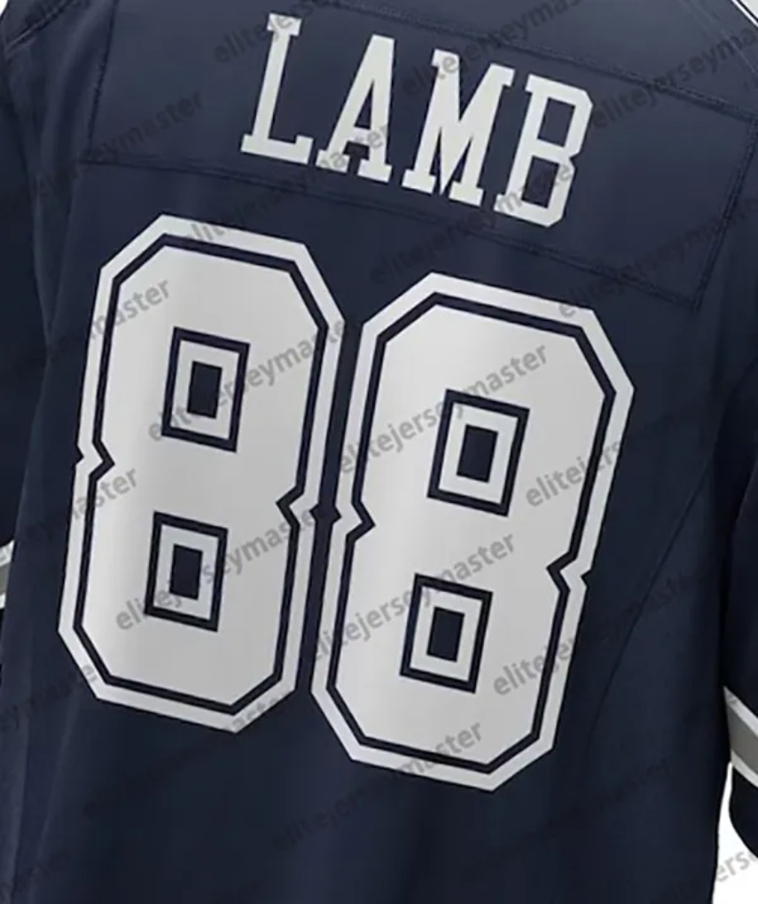 Ceedee Lamb 88 Dak Prescott 4 Trevon Diggs 7 Micah Parsons 11 Jake Ferguson 87 22 E.Smith Aubrey 17 Personalized Customized Football Jerseys Custom Any Number Letter
