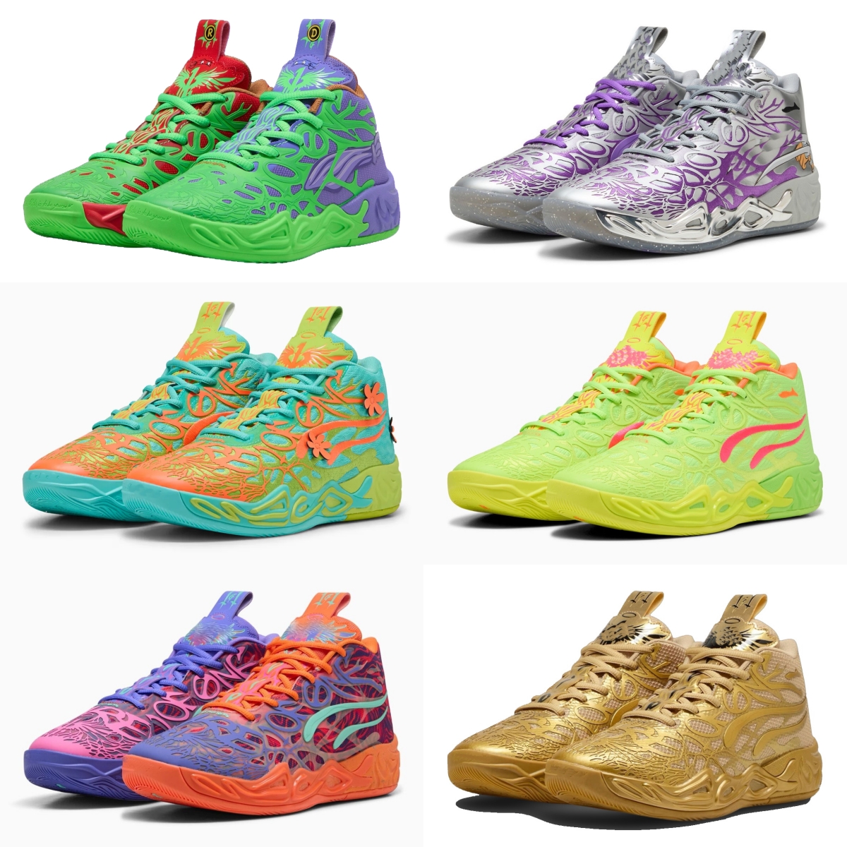TMNT LaMelo Ball MB04 Raphael Donatello kids Basketball Shoes Golden Child Neon Green Scooby-Doo Shredder men women Sneakers sport Shoe Trainner Sneakers US7.5-US12