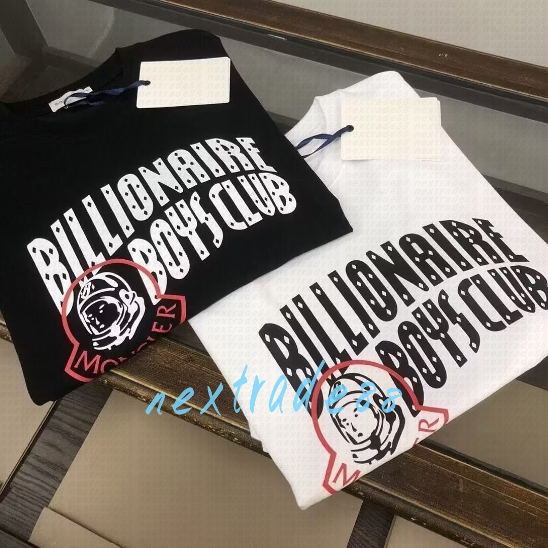 Mens Designer Cotton T Shirt Letter Print Graphic Tee Vintage Hip Hop Loose Sports Short Sleeve Tops Men Streewear Billionaires boys club shirt Womens T Shirt l392