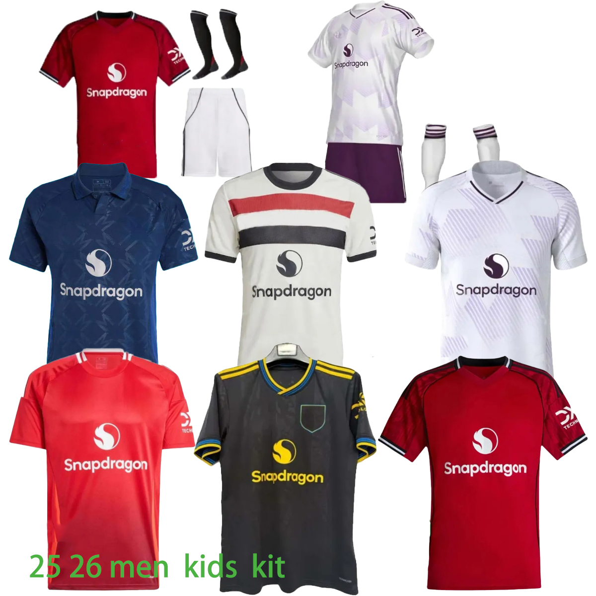 2025 DE LIGT HOJLUND MAINOO MOUNT football shirt Soccer Jersey Pre match Stone Roses MARTINEZ CASEMIRO B. FERNANDES 24 25 26 kit kids tops YORO D