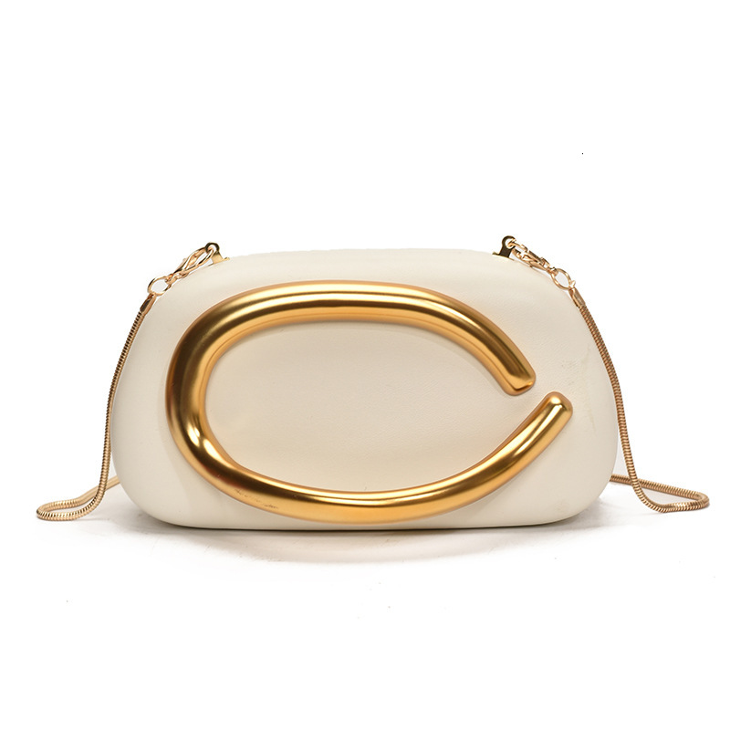 Lanjia- European And American Classic Round Box Hand-Held Dinner Free Shipping Designer Metal Handle Chain Single Shoulder Crossbody Bag Retro Mini Ha
