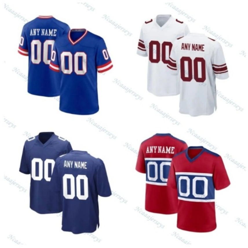 Factory Outlet 5 Tee Higgins Football Jersey Malik Nabers DeVito Lawrence II Boyle Waller Embroidered Letter Number Design Any name any numbered